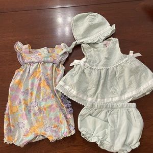 Rufflebutts Romper Set 3-6 months